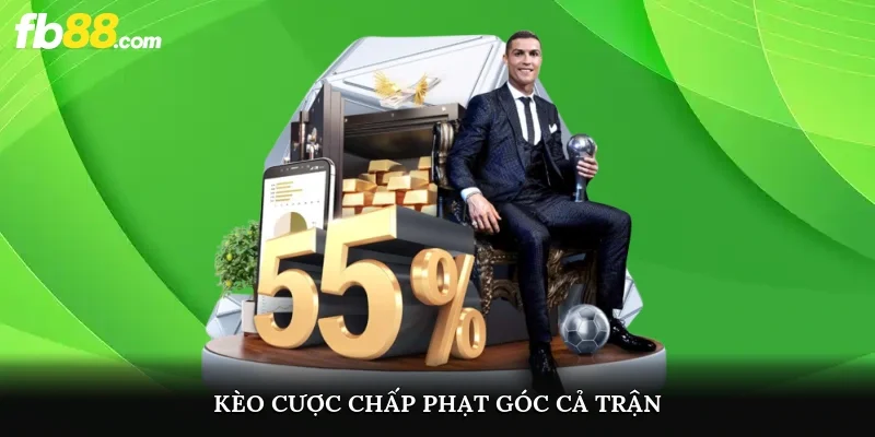 Kèo cược chấp phạt góc cả trận